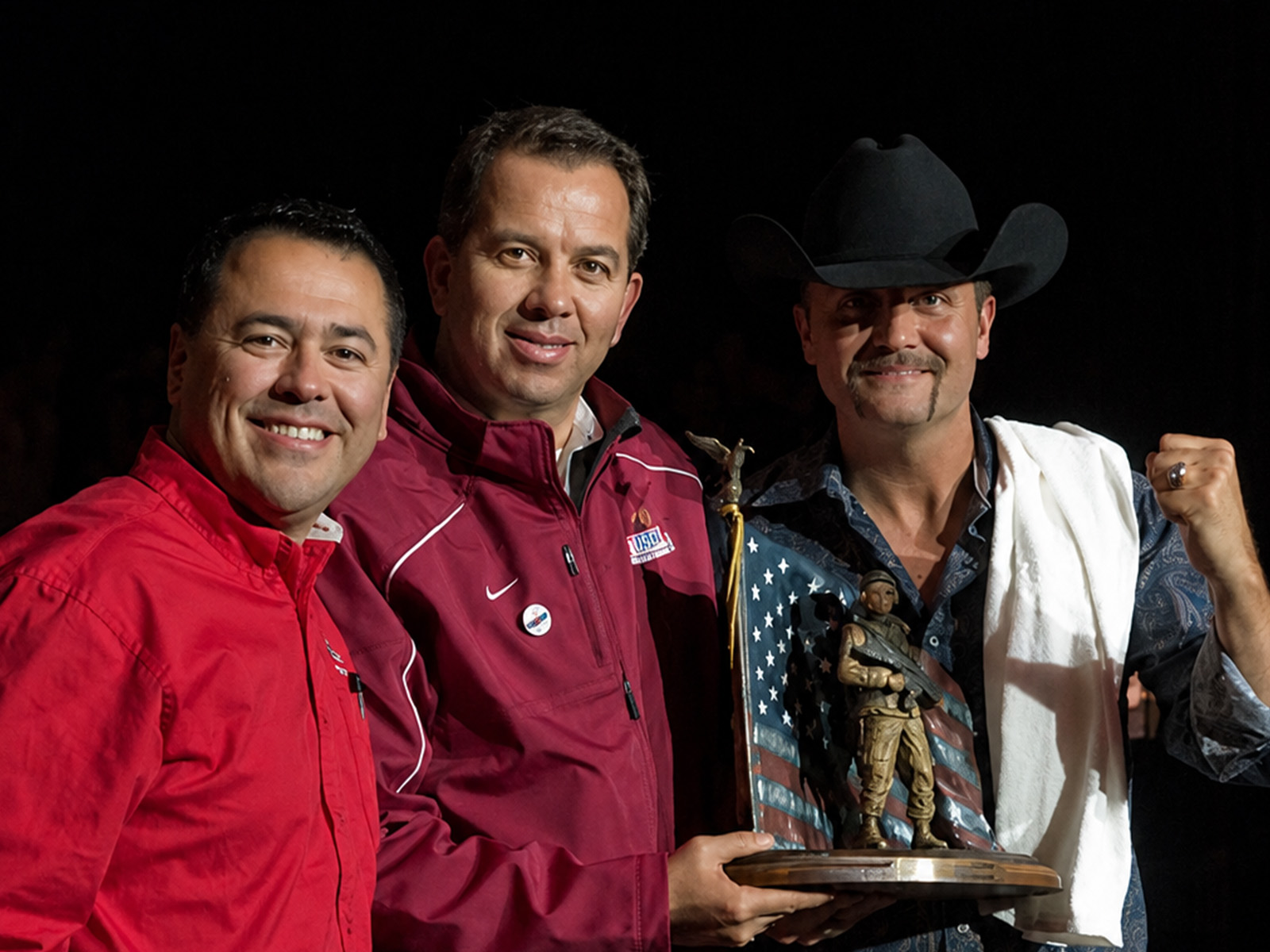 Joe Aldaz with John Rich