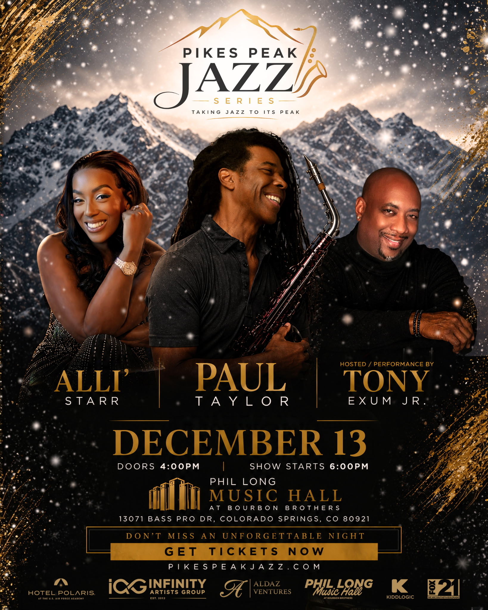 Pikes Peak Jazz Series - Paul Taylor and Alli' Starr