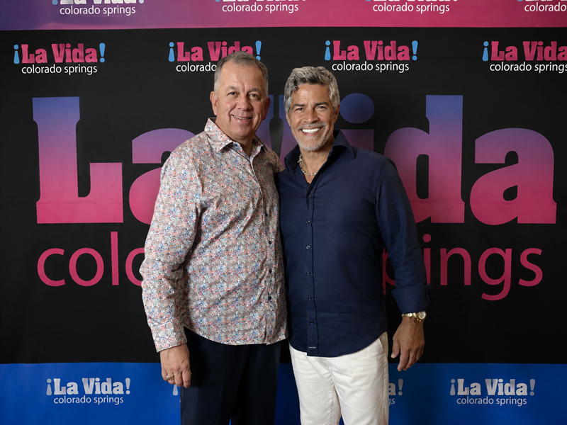 Joe Aldaz with Esai Morales